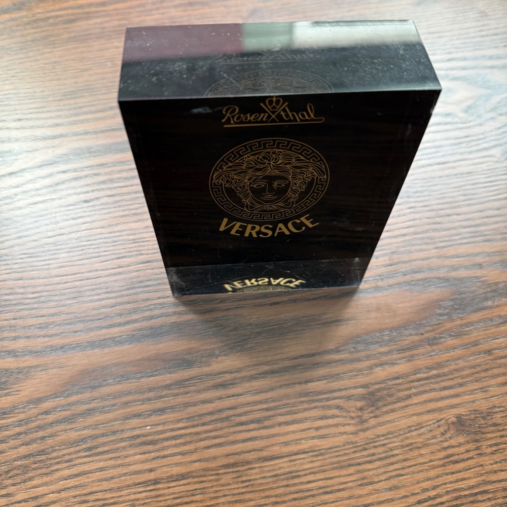 Versace X Rosenthal Acrylic Glass Collectible | Countertop/Table Display - Picture 3 of 4